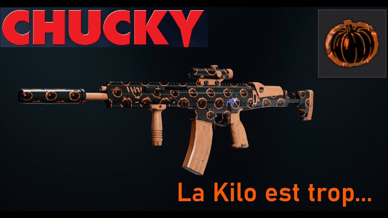 Camouflage d'Halloween (Chucky) sur Warsone.