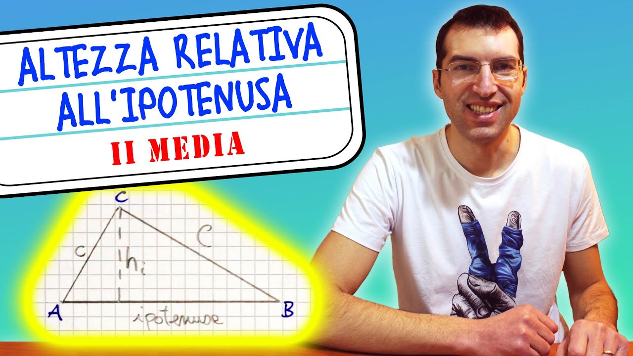 Altezza relativa all'ipotenusa: come calcolarla - Seconda Media [Tutorial per genitori]