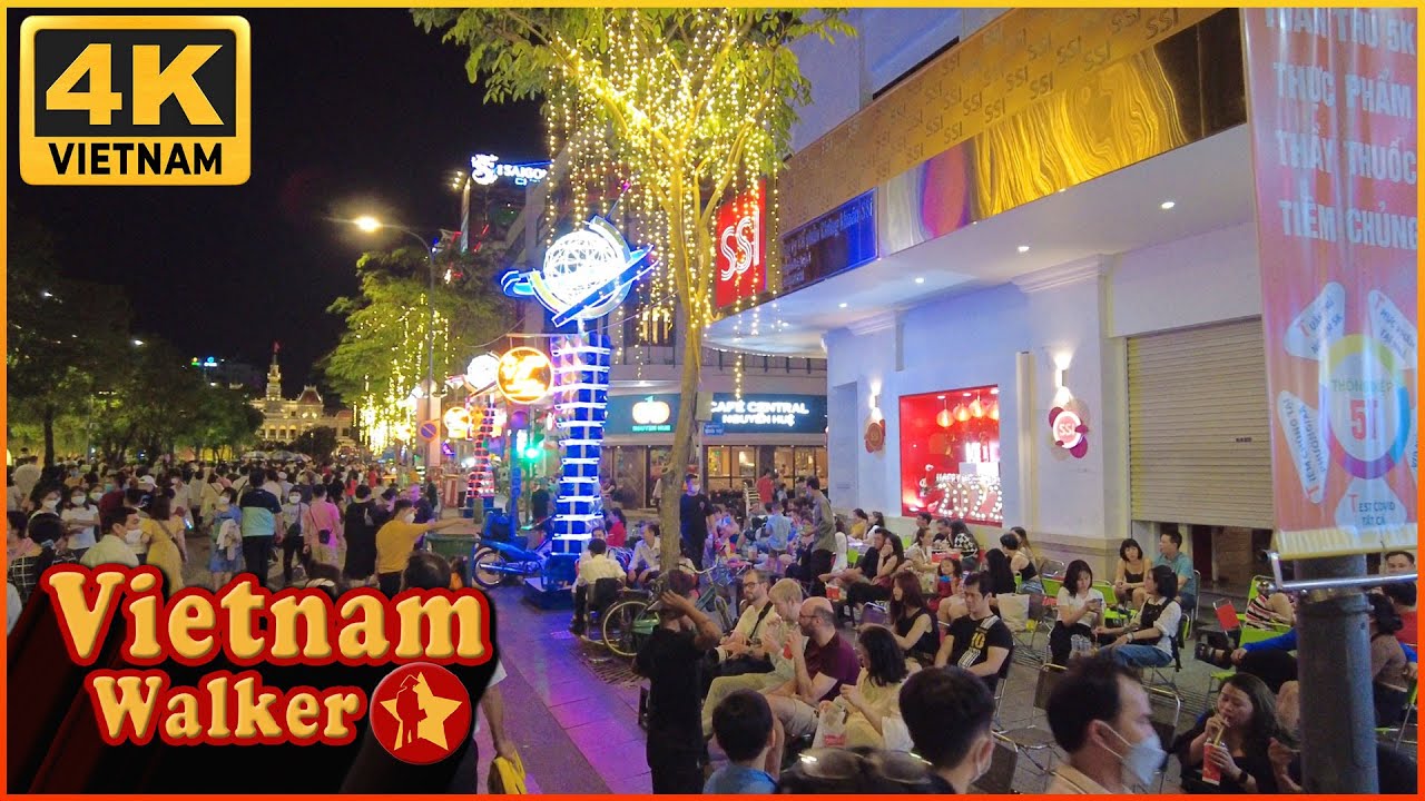 New Year's Day Ⅶ 🧧 TET Festival 🧧 Lễ Hội Tết 🌏 Ho Chi Minh 🧍🏻‍♂️ Walking in Vietnam 🚶🏻🇻🇳