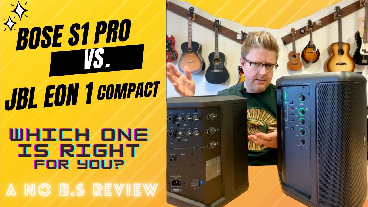 JBL Eon One vs. Bose S1 Pro. Which battery powered speaker is right for you? Why I chose Bose.
