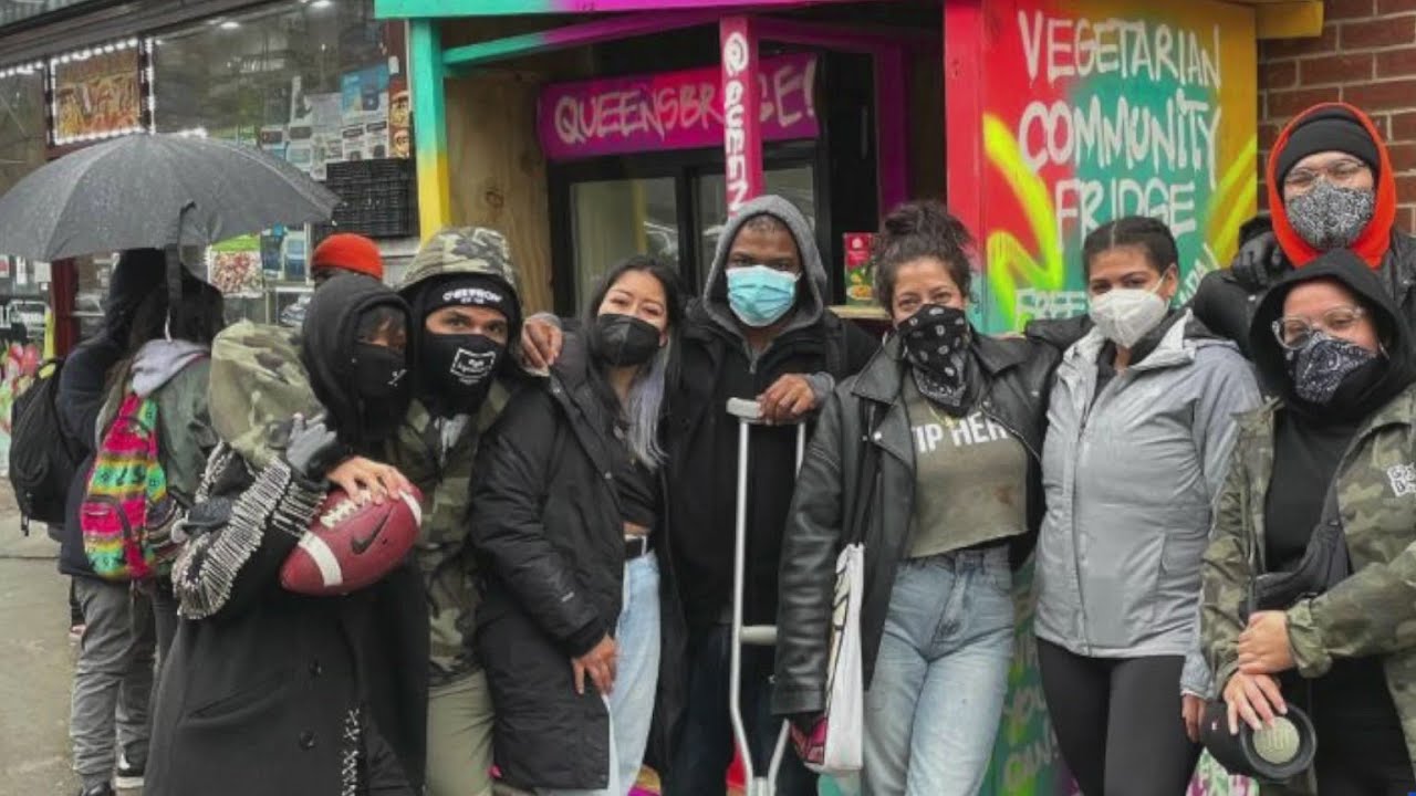 NYCHA&rsquo;s Queensbridge Houses gets a vegetarian, vegan friendly community fridge