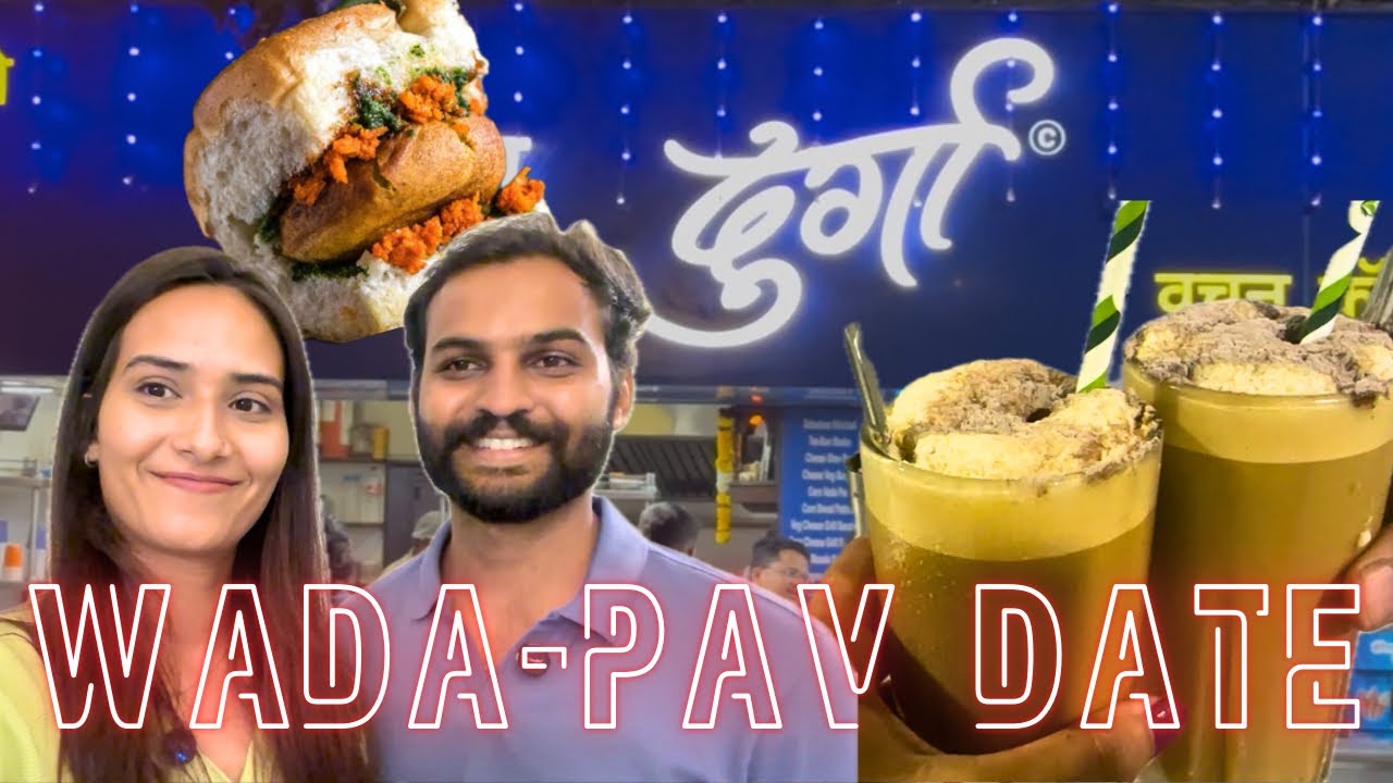 Aaj zali Wadapav khaychi ichha. Fancy date❌ Wada pav + Durga cold coffee✅ 