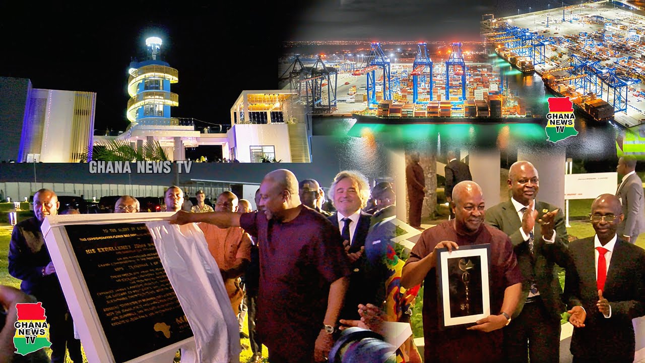 Nation Builder Prz Mahama commissions Ultramodern Tema Port Phase 1&2 with Joy just 11mnts in office