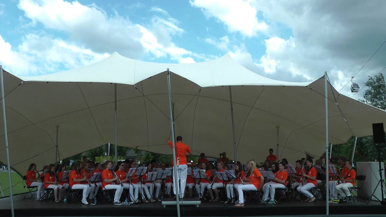The Marches of John Williams Jeugdharmonie Aurora Grevenbicht en EMM Budel 1 juli Floriade 2012