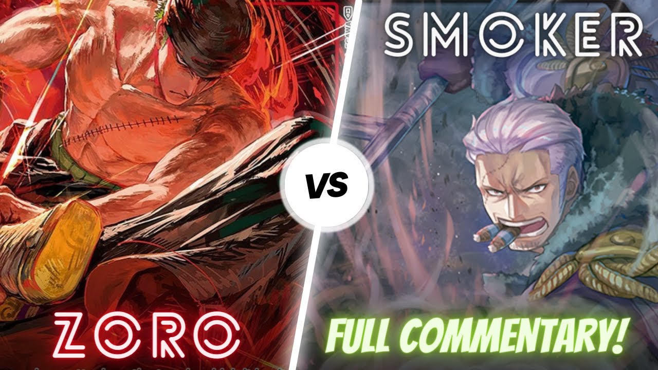 [OP02] Red Zoro vs Black Smoker (OPTCG Sim Zoro Gameplay Analysis - One Piece TCG) Paramount War