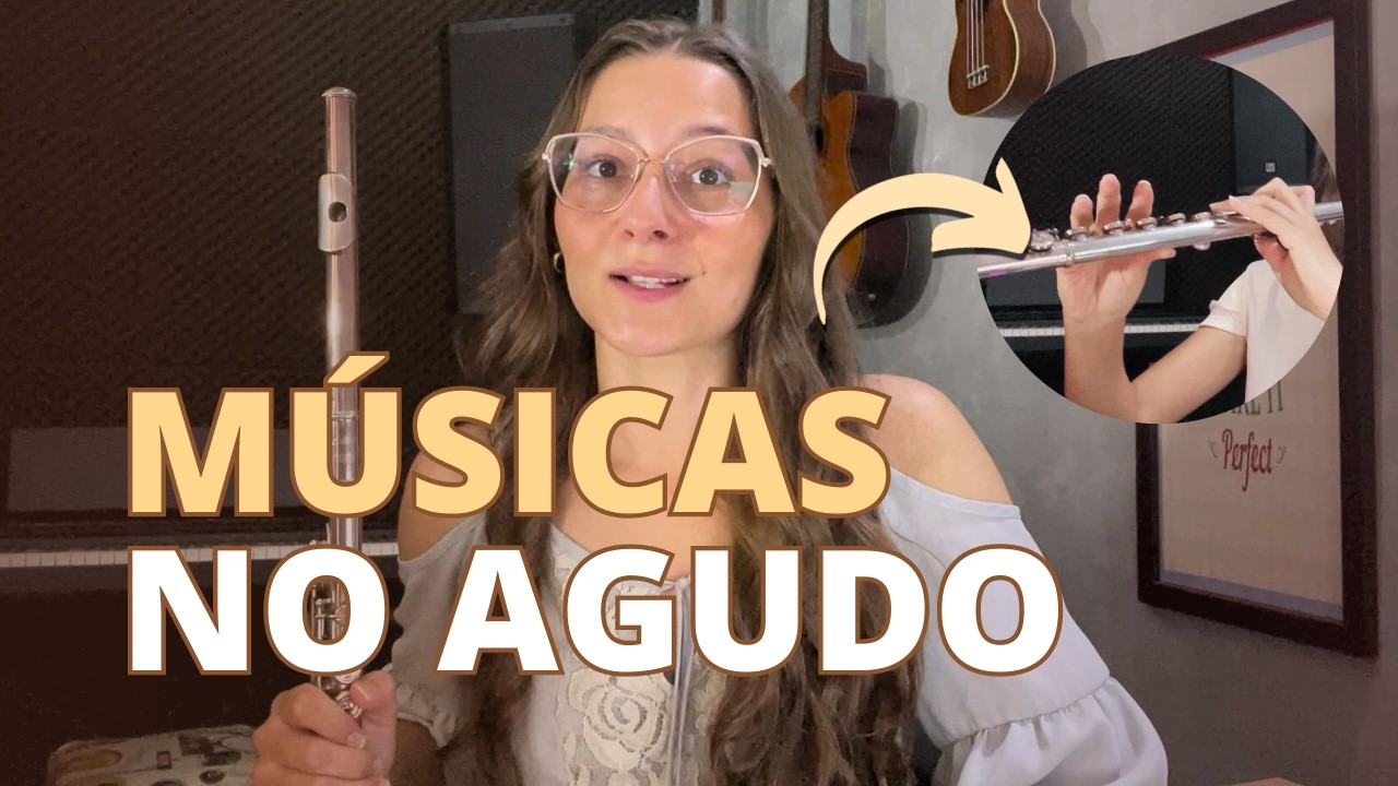 AGUDOS DE FORMA MUSICAL | Pratique assim para fixar as digitações da 3ª oitava na FLAUTA TRANSVERSA