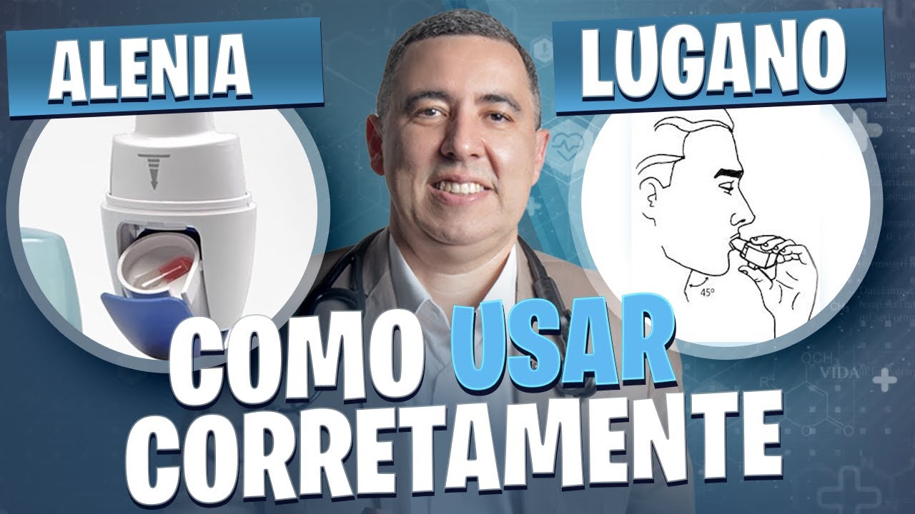 Alenia e Lugano: Como usar da forma correta? Pneumologista responde