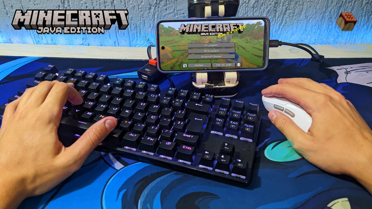 TRANSFORMEI MEU CELULAR EM UM PC PARA JOGAR MINECRAFT JAVA! - Mobilador