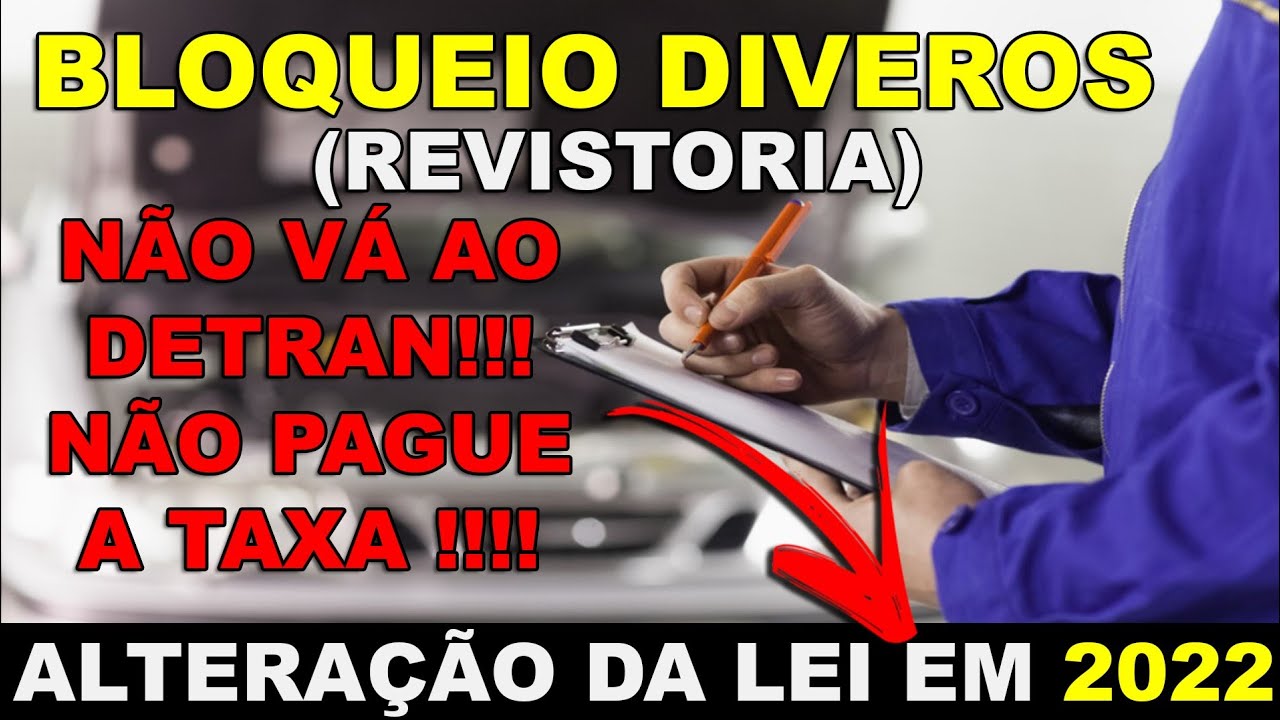 REVISTORIA DETRAN (BLOQUEIO DIVERSOS) RESTRI&Ccedil;&Atilde;O ADMINISTRATIVA - VE&Iacute;CULO APREENDIDO O QUE MUDOU?