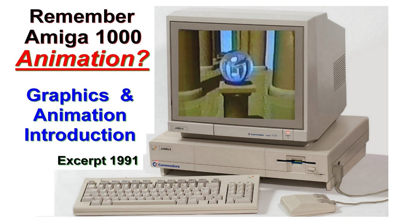 Commodore AMIGA Computer Animation, Graphics, Multimedia, 1985 1991 home computing, Motorola 68000