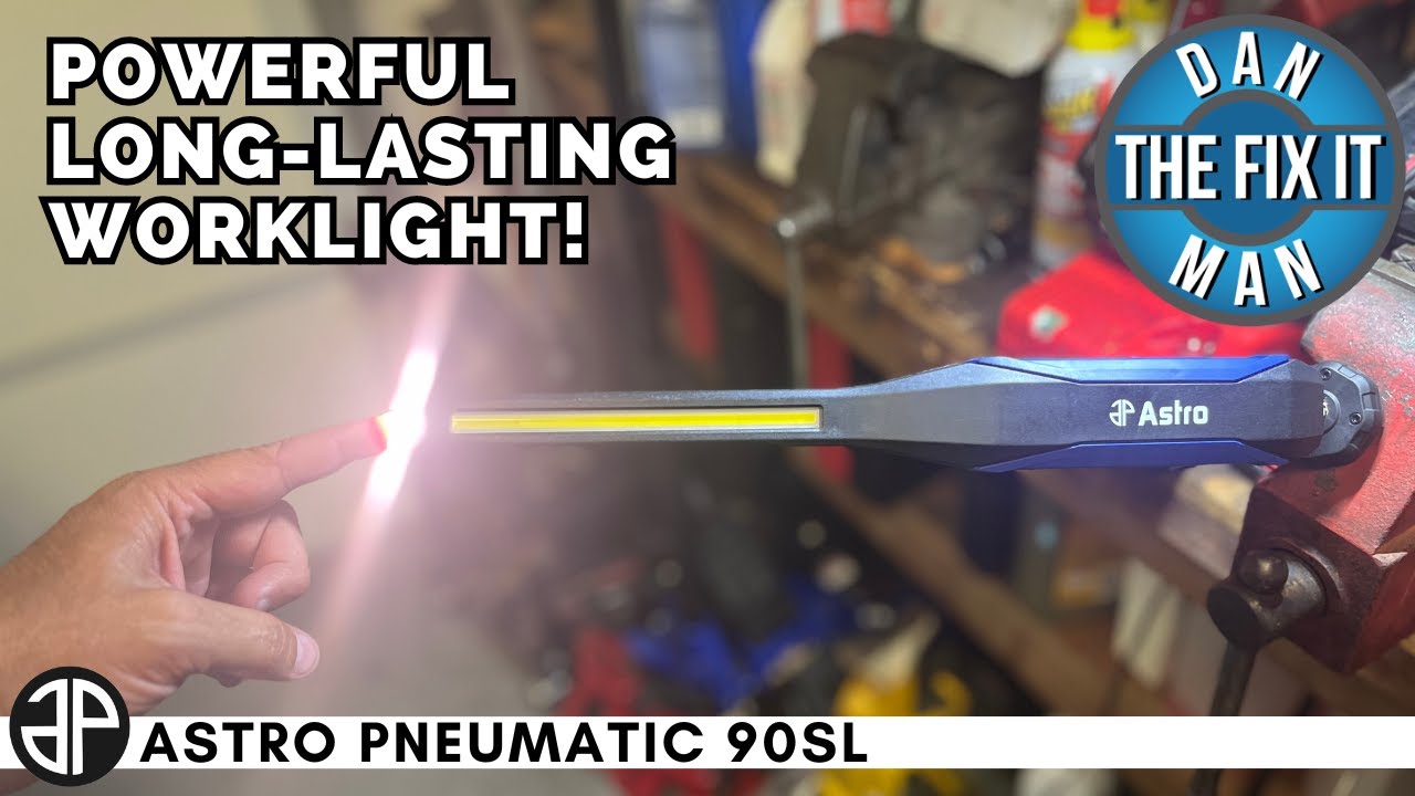 Powerful, Long-Lasting Work Light with Strong Magnetic Base!  Astro Pneumatic Tools 90SL Worklight!
