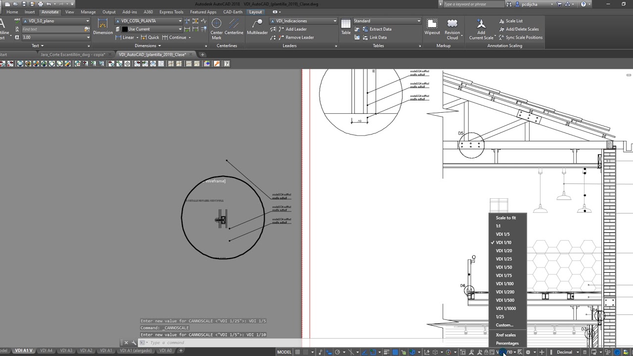 Tutorial como colocar detalles a escala en Layout en Autocad