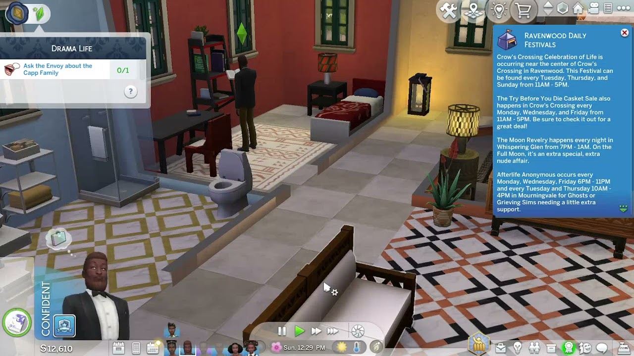 Adebayo Family Sims 4 -  Drama, Relationship Struggles  - Noble Career Ep1