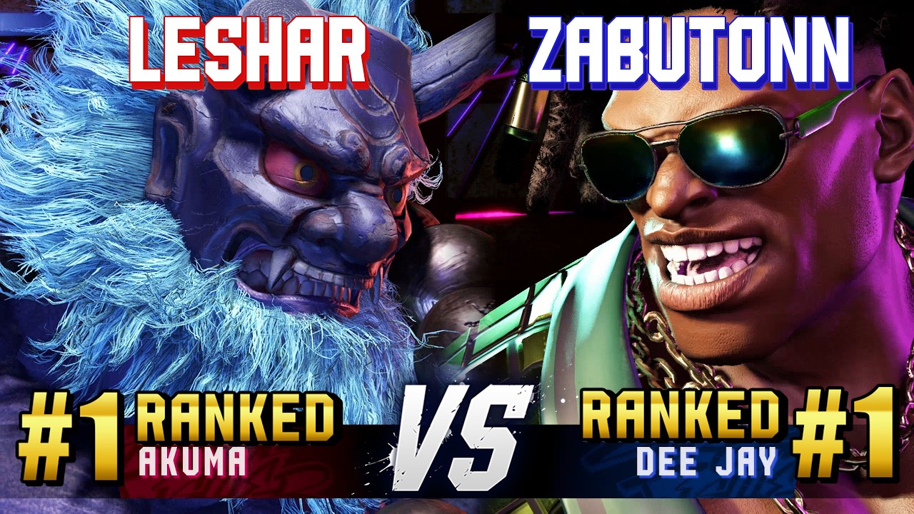 SF6 ▰ LESHAR (#1 Ranked Akuma) vs ZABUTONN (#1 Ranked Dee Jay) ▰ High Level Gameplay