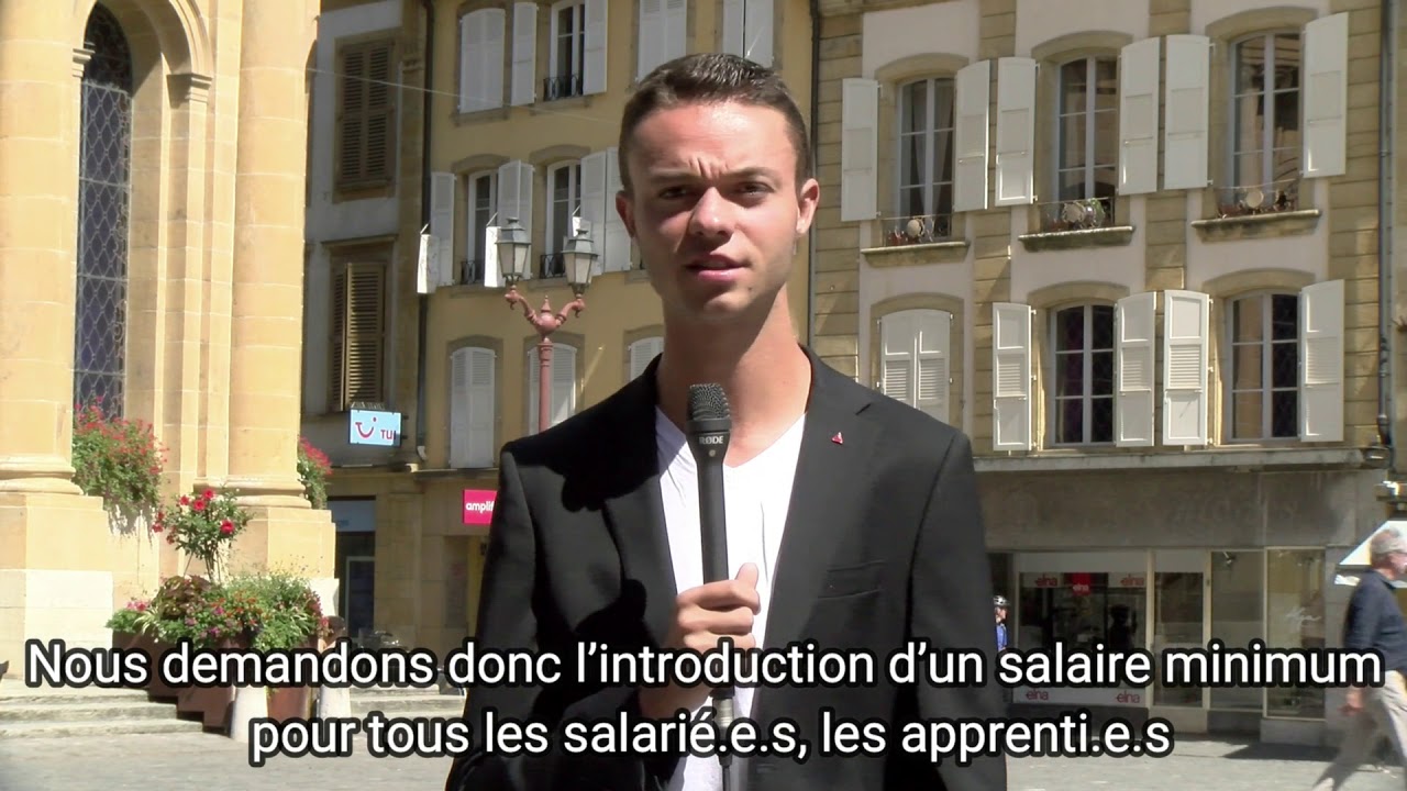 Luca Schalbetter - salaire minimum - POP Vaudois