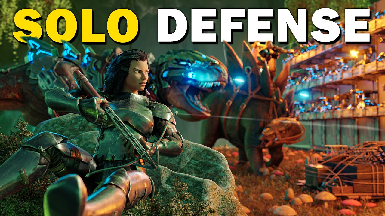 How A 10,000 Hour SOLO Defends Hunter Cave! - ARK: Survival Ascended