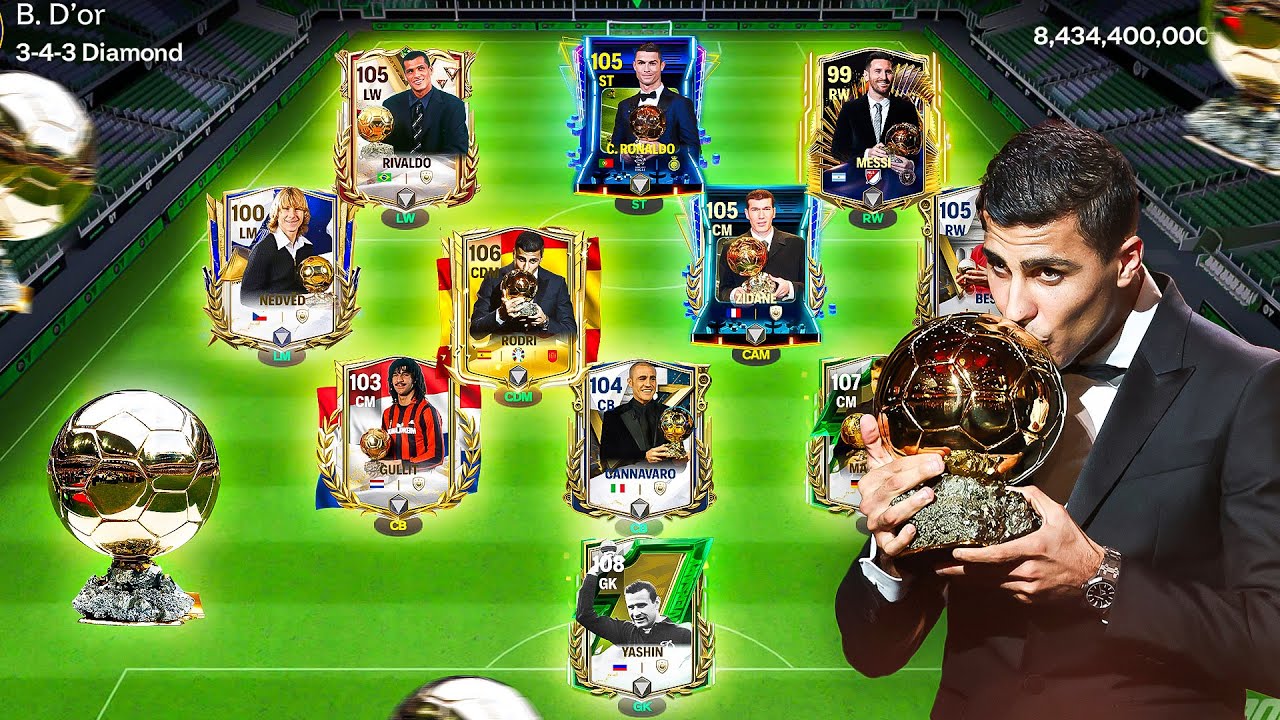 I Made The Best Ballon D’Or Winners Squad In FC Mobile 25