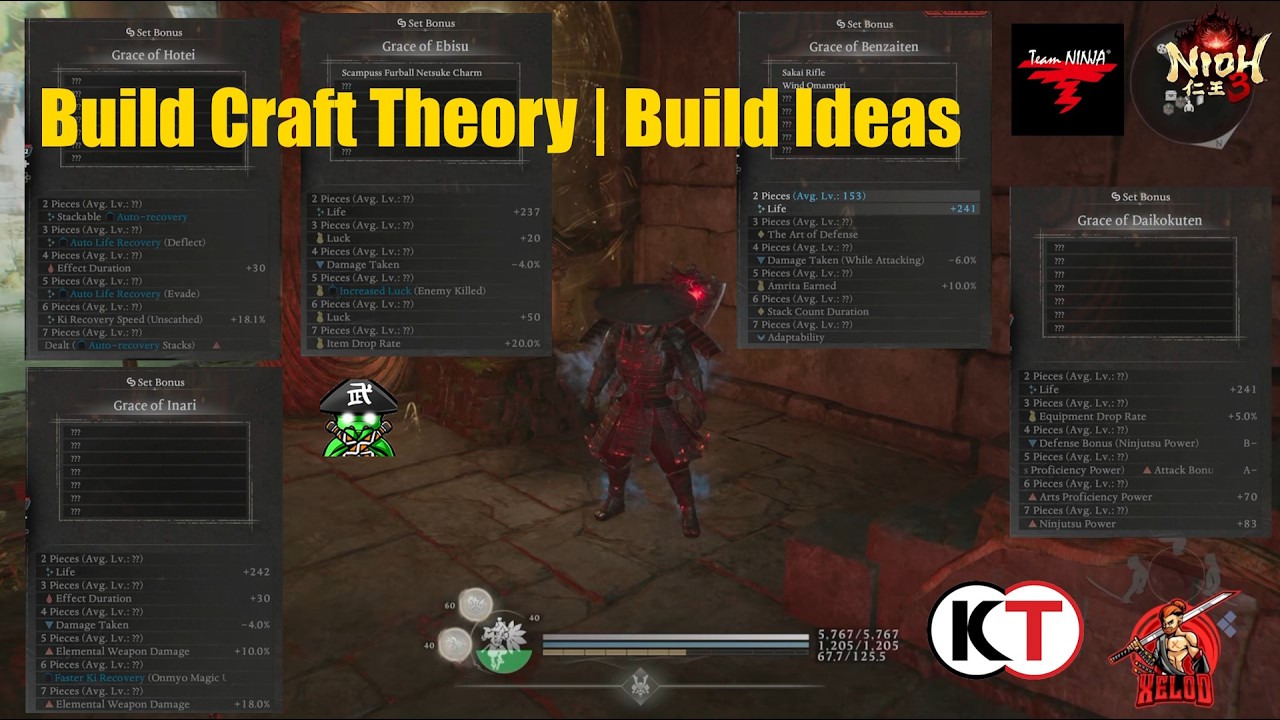 Nioh 3 – Build Crafting Theory and Ideas