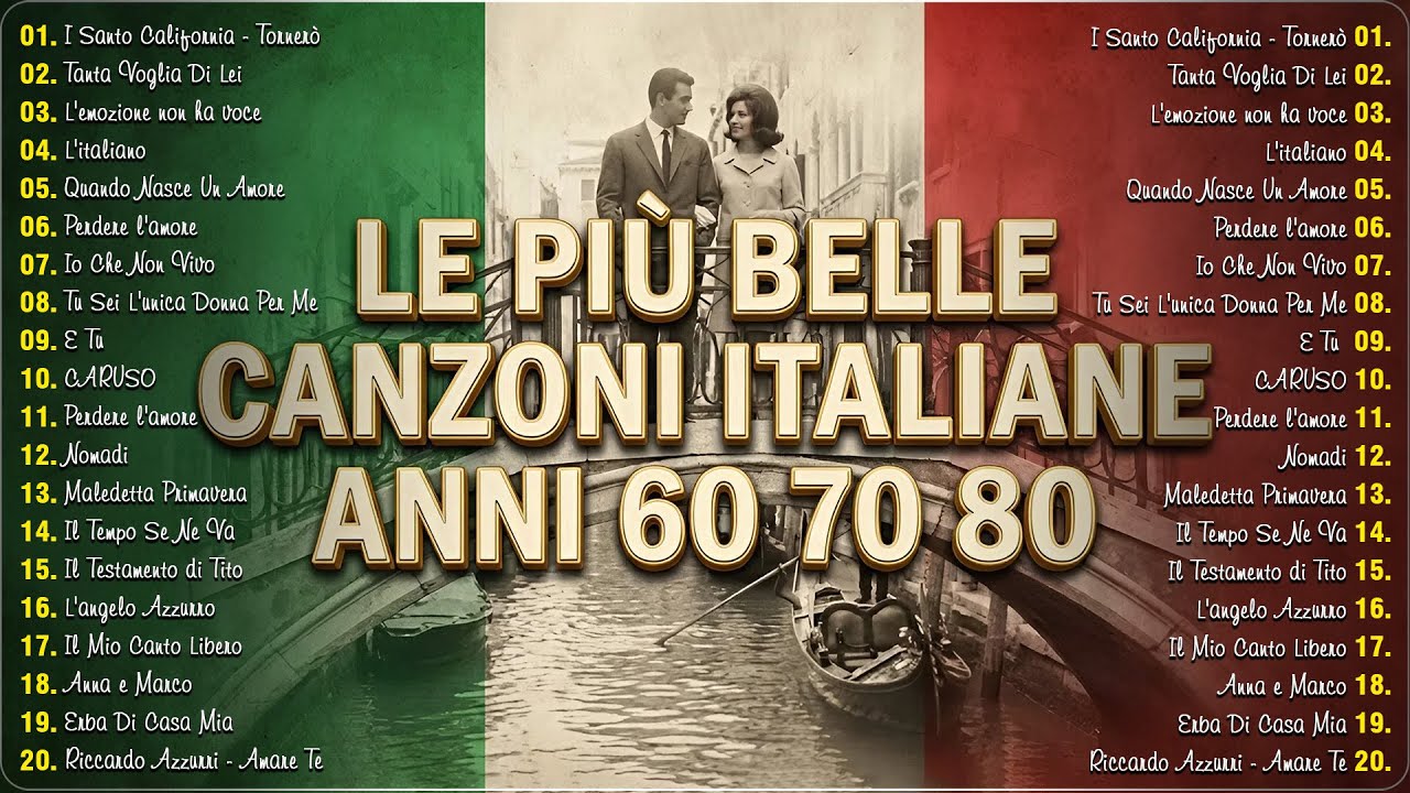 Musica Italiana Vintage 📻 Le Più Belle Canzoni Italiane Anni 60 70 80 🍂 Playlist Nostalgia
