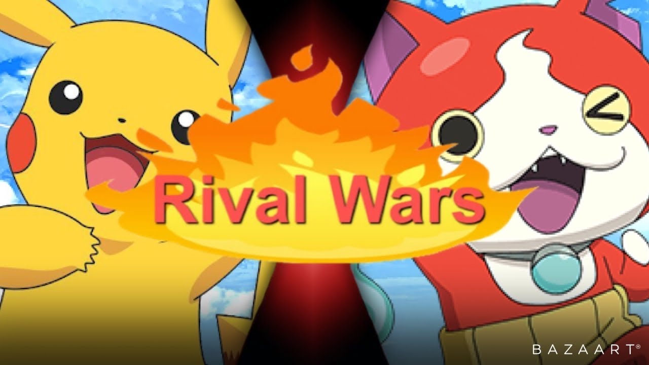 Rival Wars: Pikachu VS Jibanyan (Pokémon VS YoKai Watch)