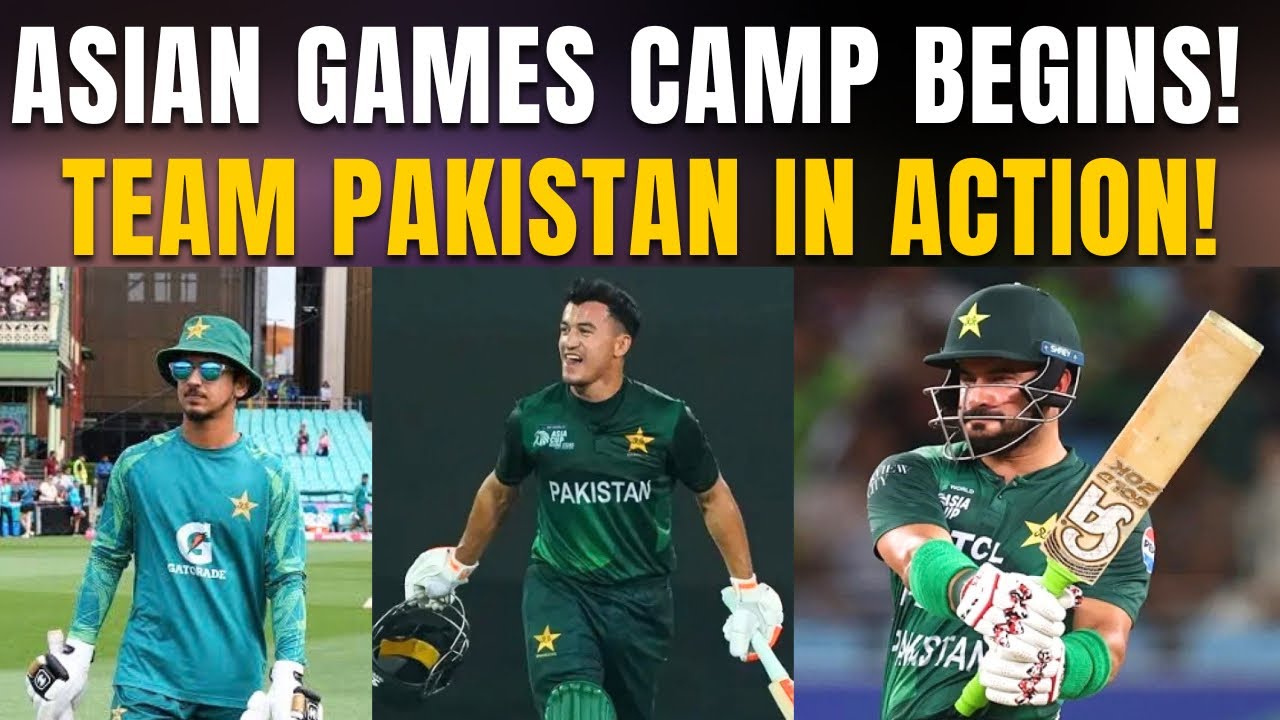 Asian Games Preparation Begins! 🇵🇰 Pakistan Players Train at Hanif Mohammad HPC