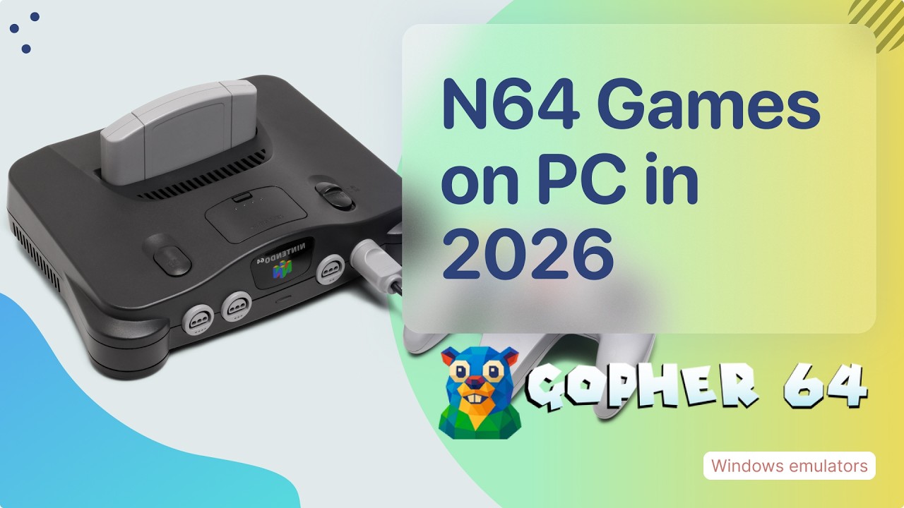 Play N64 Games on PC in 2026 - Gopher 64 Emulator setup