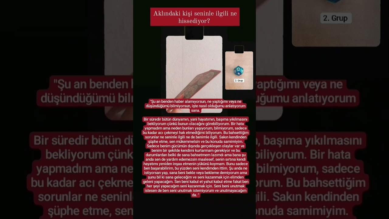⚘Aklındaki kişi seninle ilgili ne hissediyor? ⚘ #tarot #keşfet #spirit&uuml;elizm #cadızanaatı #fal