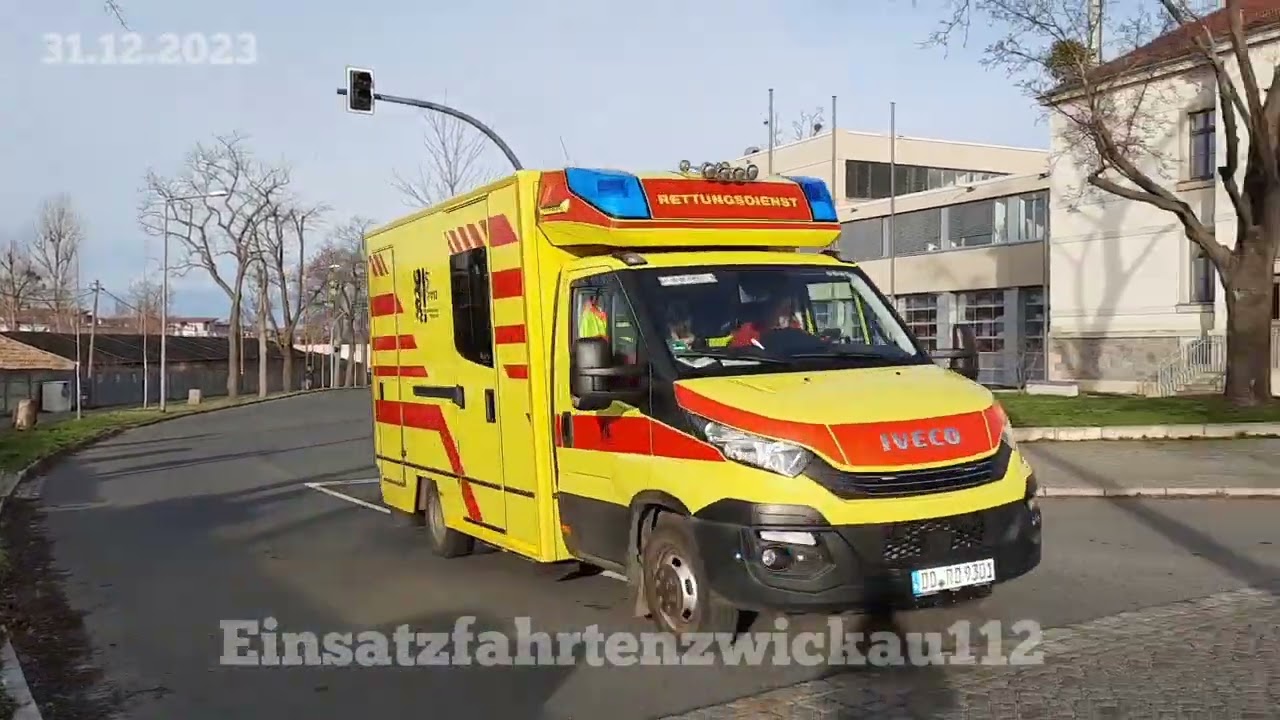 [Löschzug+THW] einsatzfahrten in Dresden RD,BF,POL 28.12.2023 und 31.12.2024