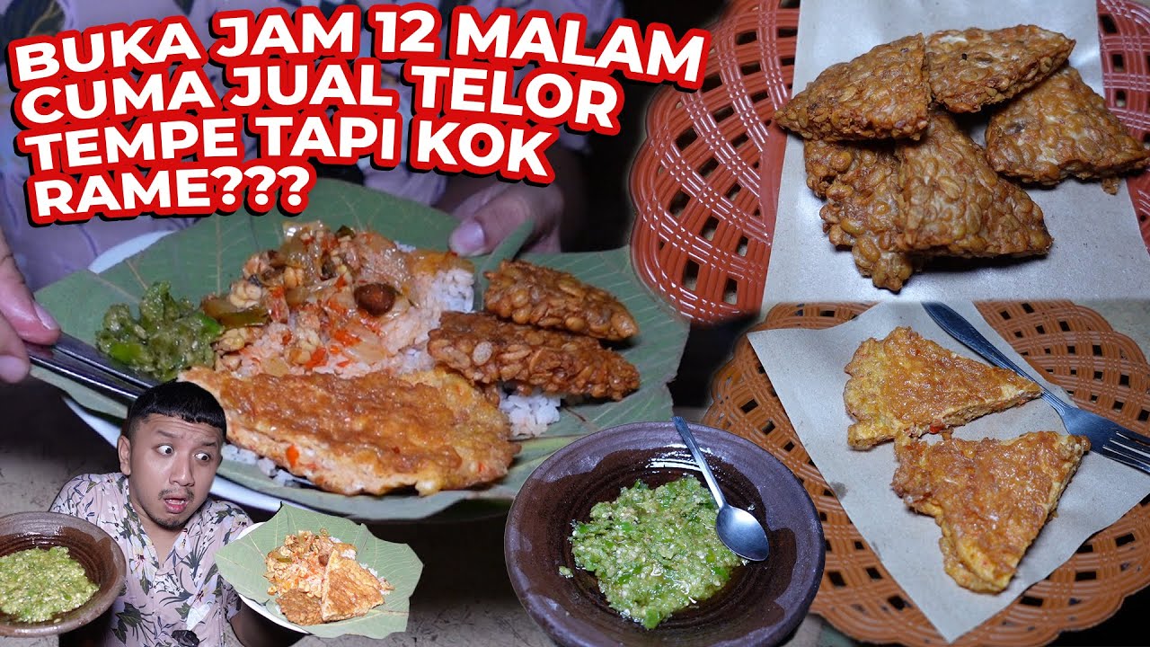 BUKA TENGAH MALEM WARUNG DESA INI CUMA JUAL TEMPE TELOR TAPI KOK RAME??
