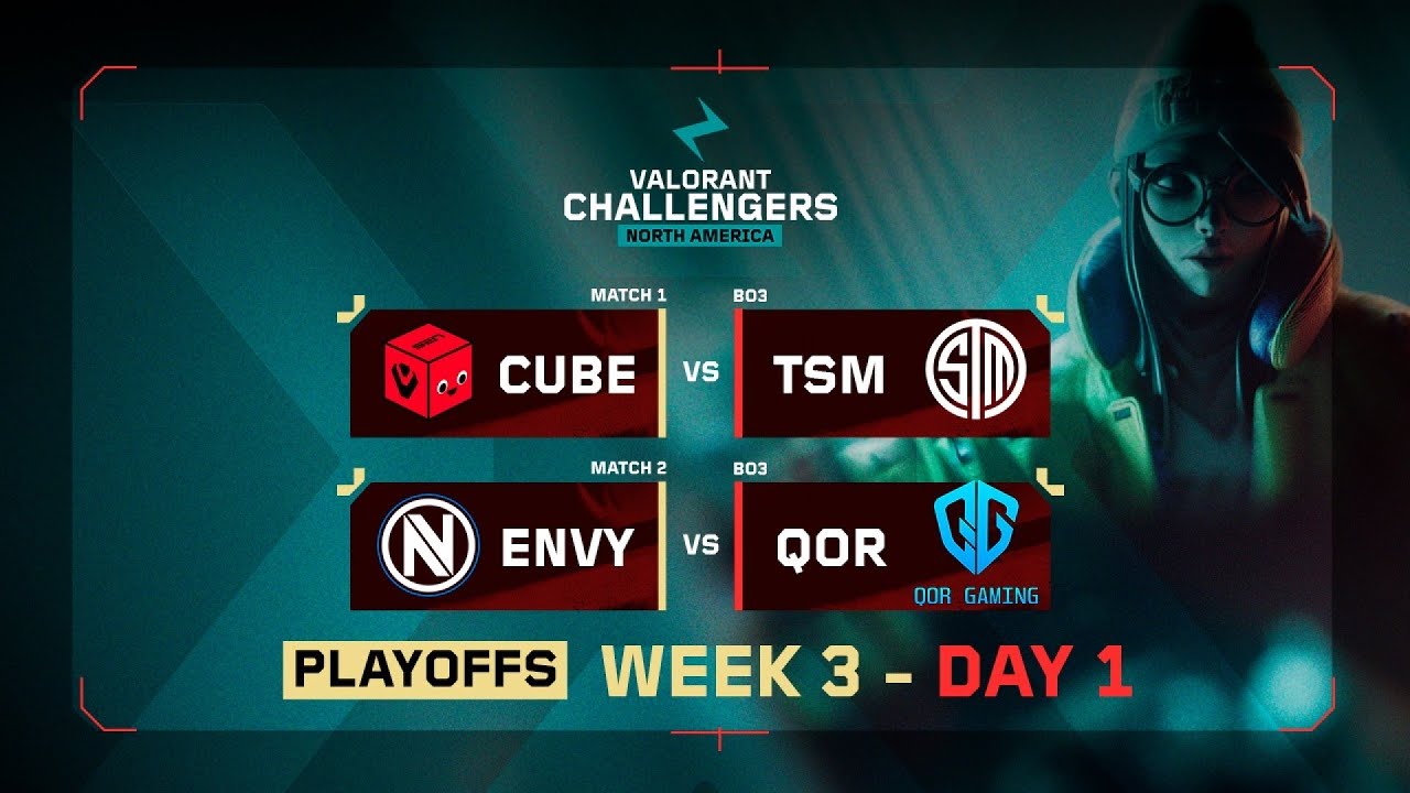 ENVY vs. QOR | VALORANT Challengers NA | Playoffs Week 3 Day 1 | Stage 3 | Map 2