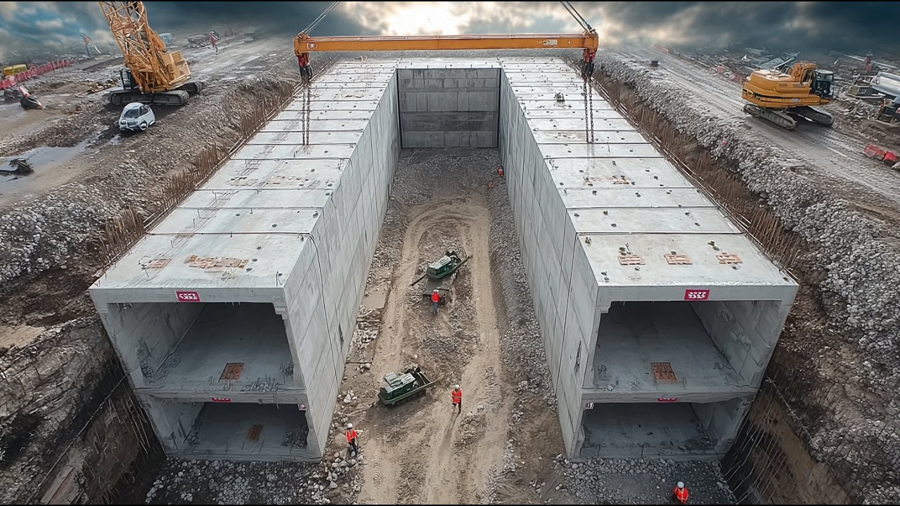 How Precast Concrete Makes Construction Shockingly Fast. Mega Constructions & Production Engineering
