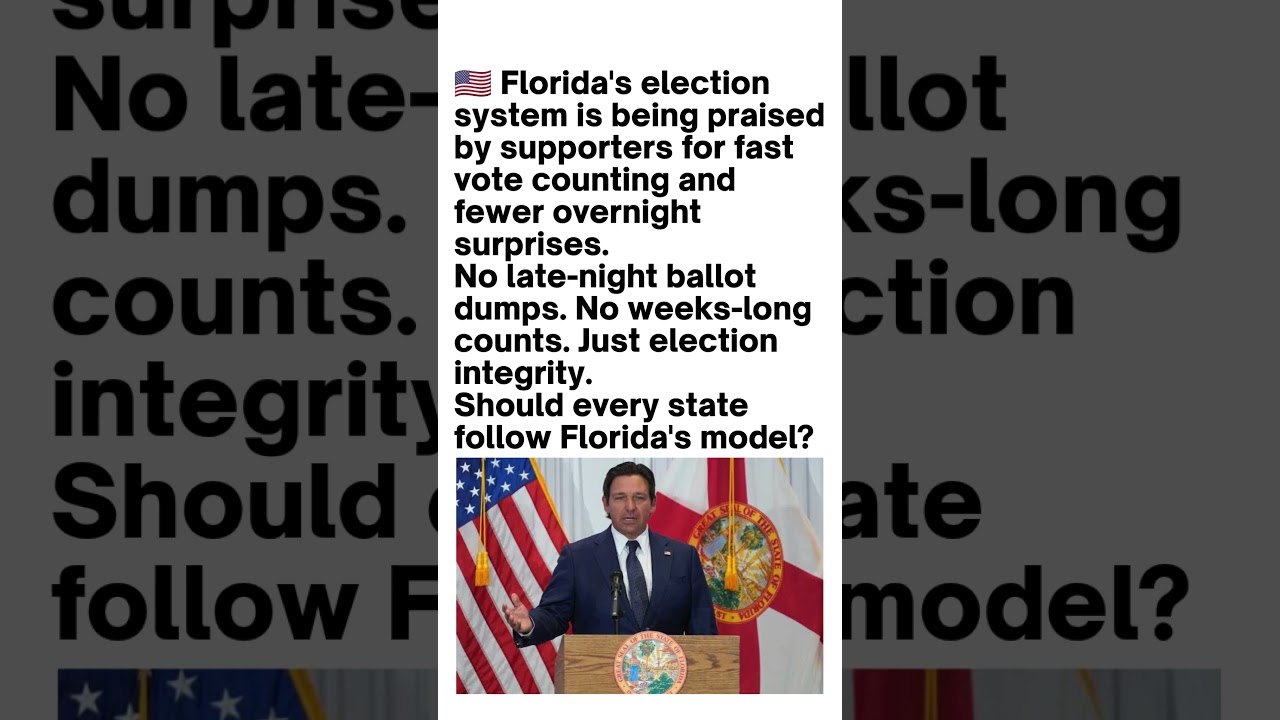 Should States Follow Florida Elections?