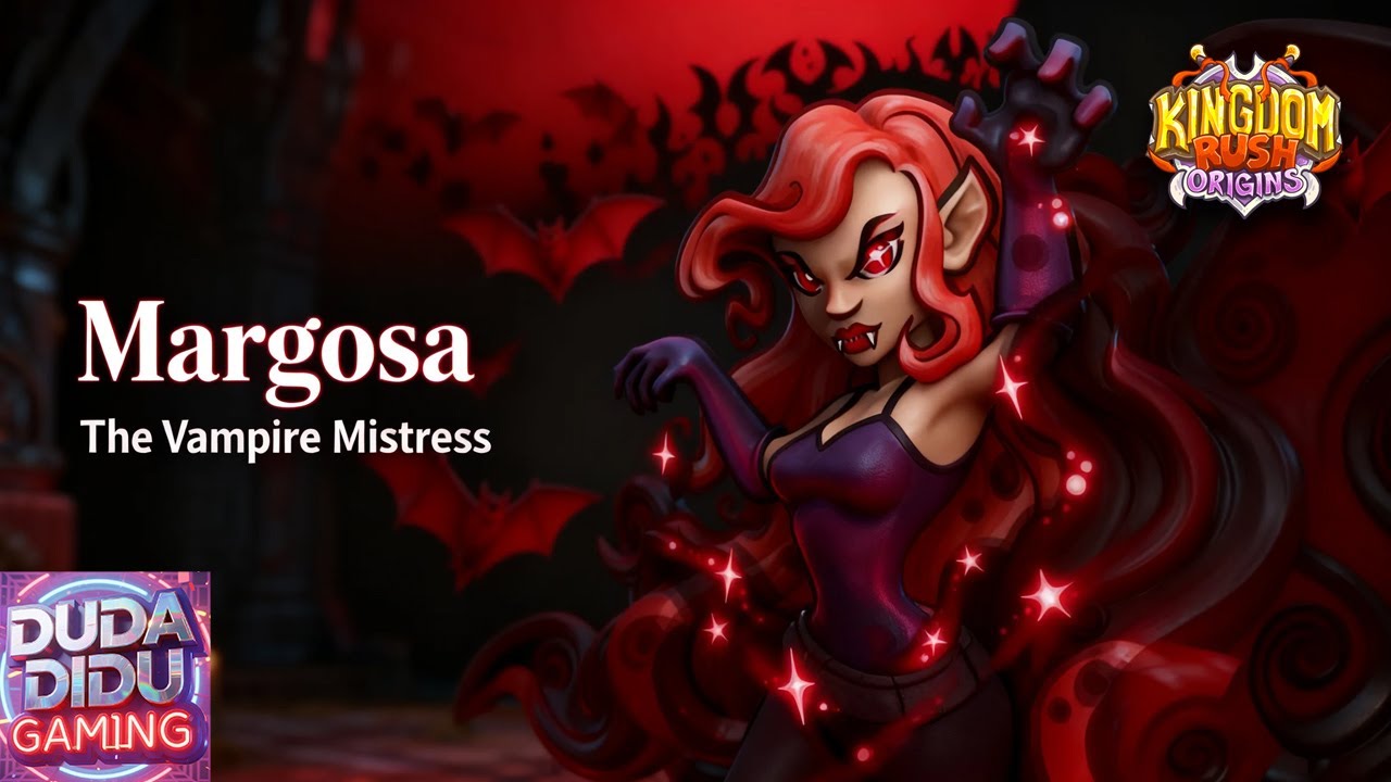 Margosa - The Vampire Mistress Gameplay - Kingdom Rush: Vengeance (2018) | Heroes Room | PC Games