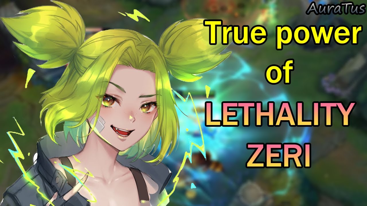 UNIQUE LETHALITY ZERI build that can do anything (even coffee)