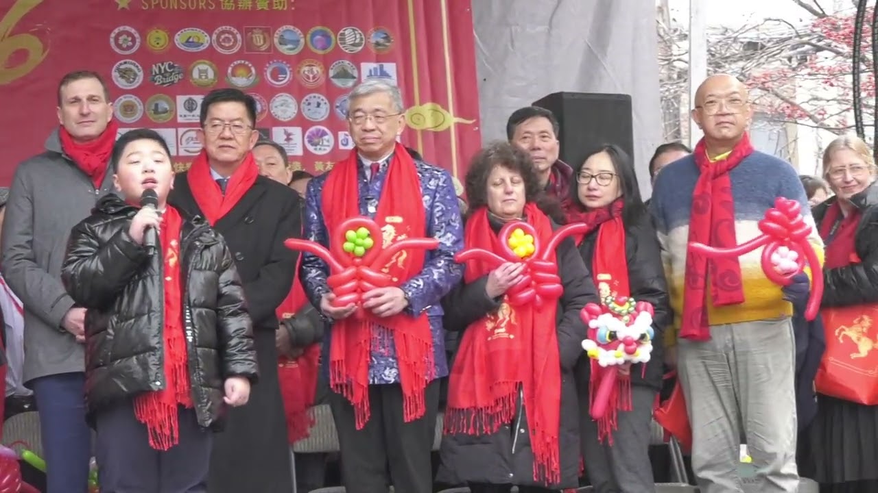 👍风雨不减年味🎈繁荣布鲁克林协会第2届布新春欢乐节八大道如期完成！