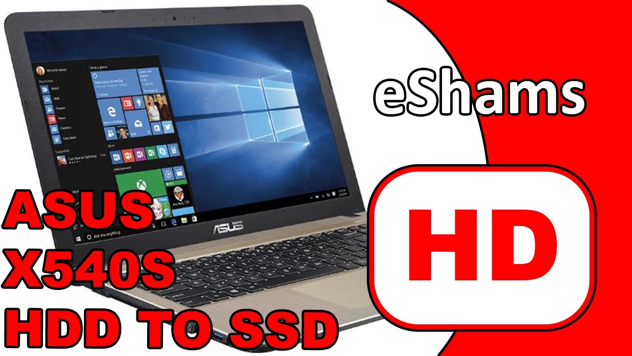 Asus X540s HDD to SSD