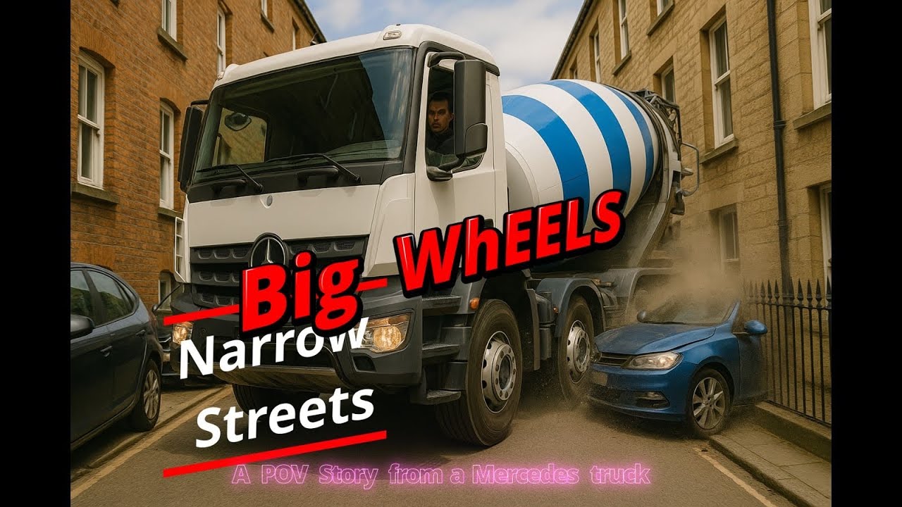 POV 🎥 Heavy Truck Precision Driving in Bergen’s Streets🚒