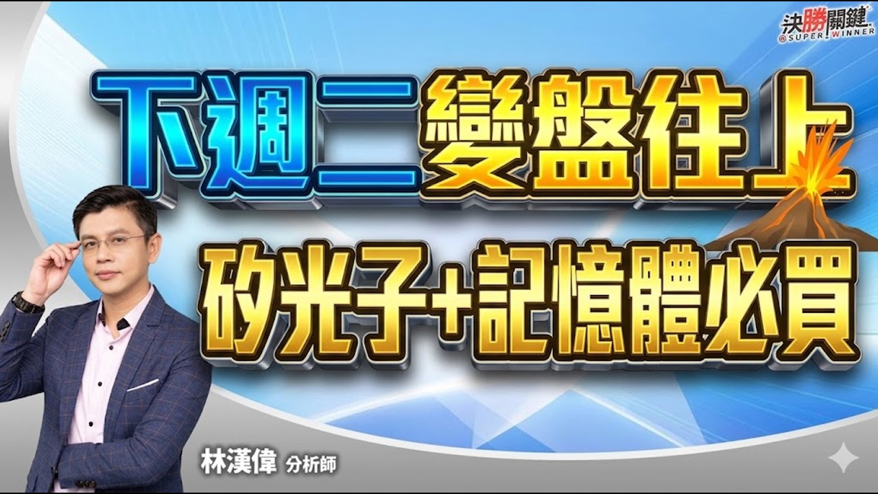 【下周二變盤往上 矽光子+記憶體必買】#決勝關鍵假日特別版 2026.04.03
