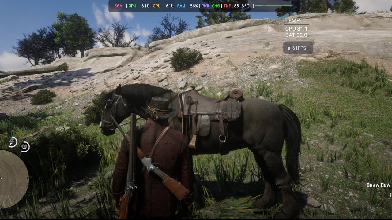 RDR2 ULTRA GRAPHICS 60 FPS on Android | New Turnip driver | SNAPDRAGON 8 ELITE [FRAME GENERATION]