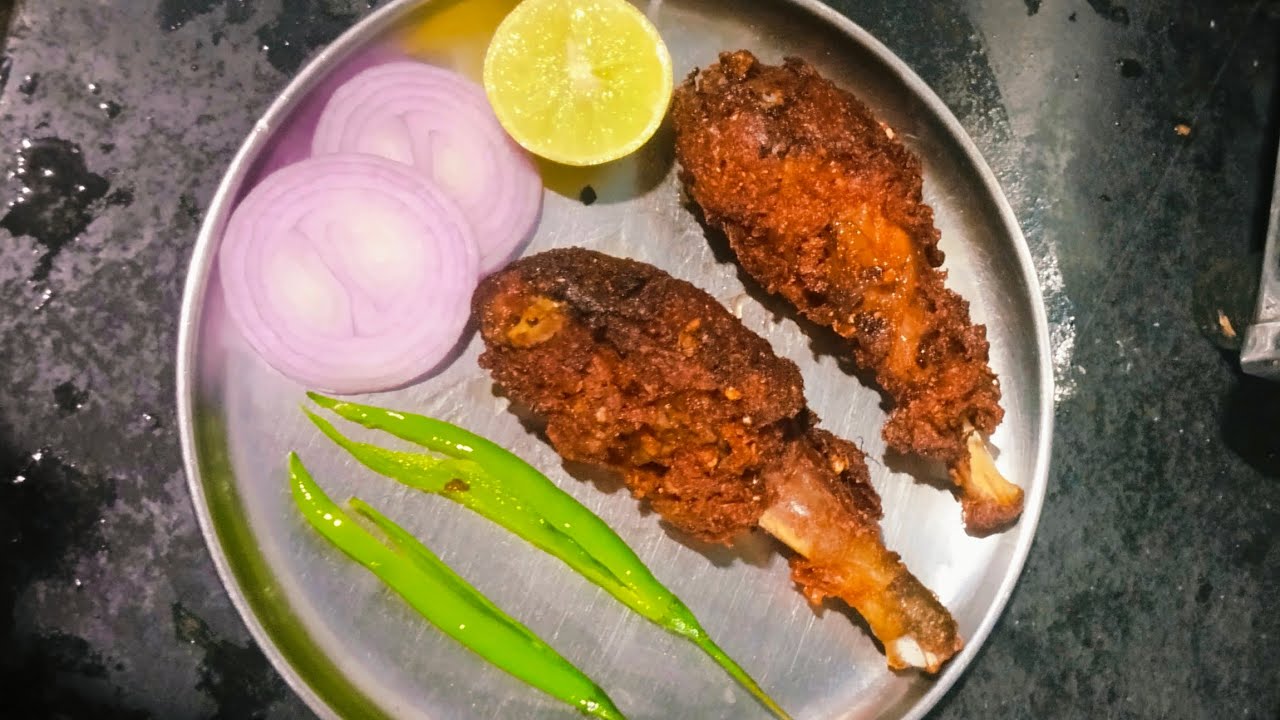 How to make desi crispy chicken lollipop 🍗