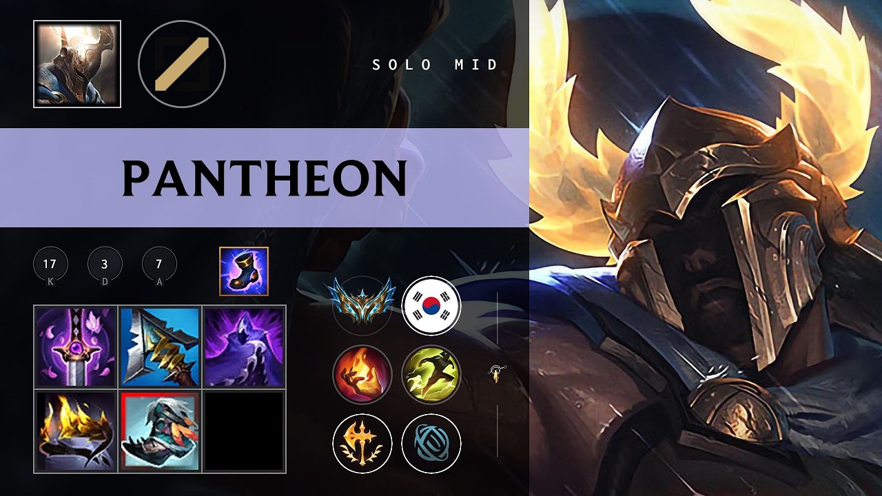 Pantheon Mid vs Viktor - KR Challenger Patch 26.08
