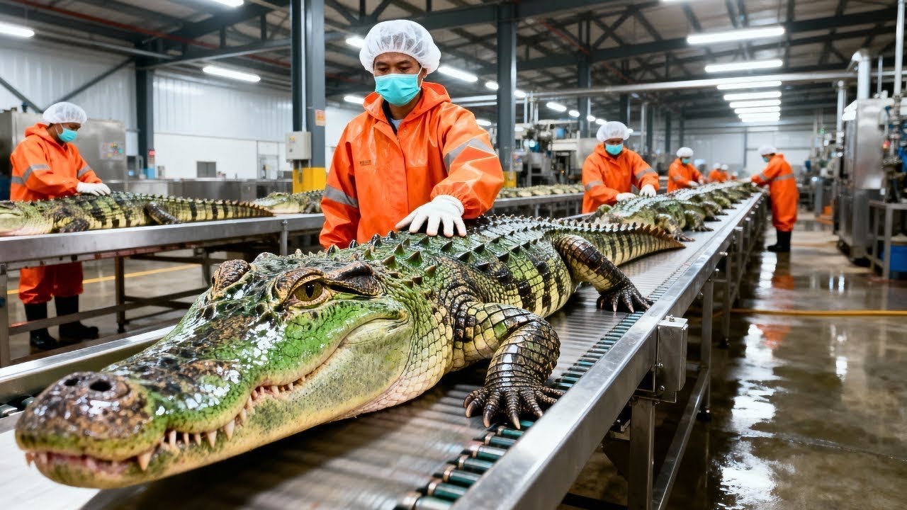From Giant Crocodile to Luxury Wallet: The Brutal Truth (Full Factory Tour)🐊👜