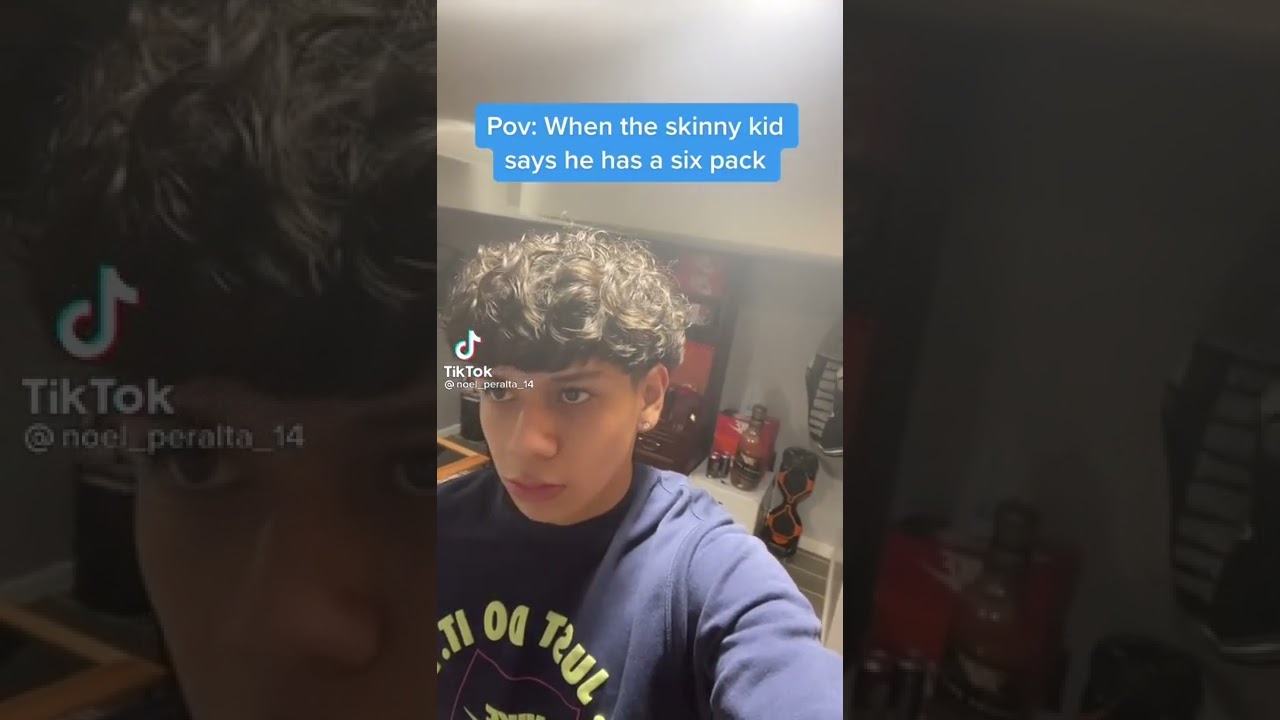 POV: When the skinny kid says he has a six pack 🤣 #shorts (noel_peralta_14 TikTok)