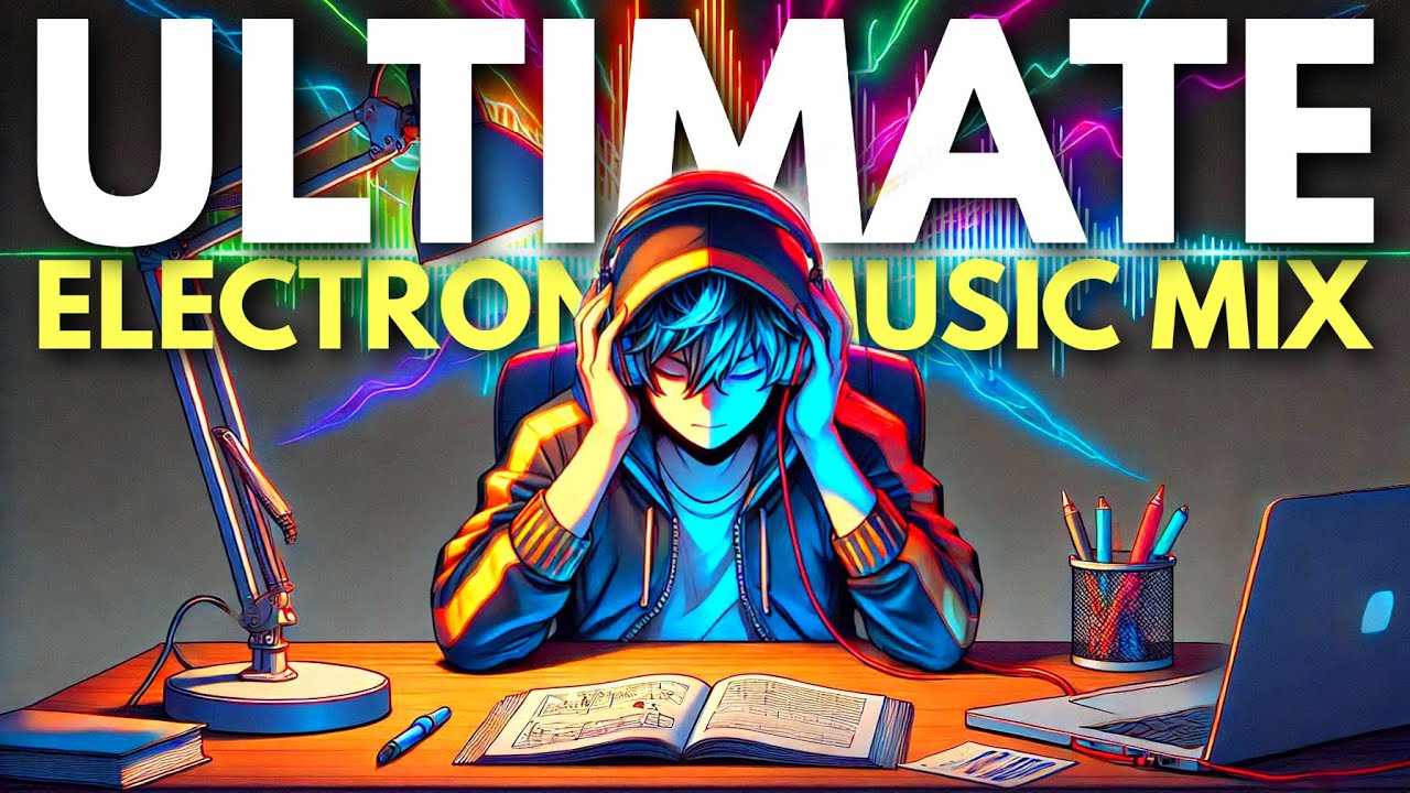 ★ HUGE ELECTRONIC MIX ★ 1 HOUR ★ Workout | Study | LoFi | EDM | DnB | Club | Music Compilation in 4K