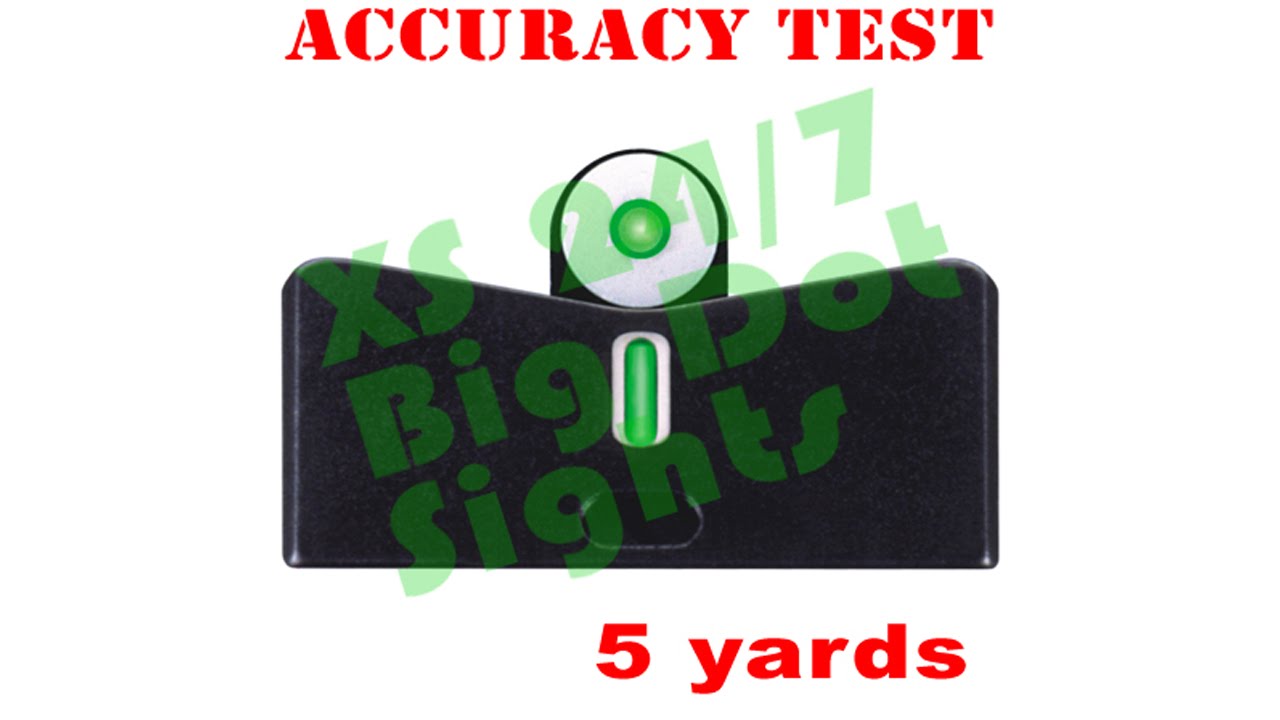 XS Big Dot sights: Accurate enough for plinking?