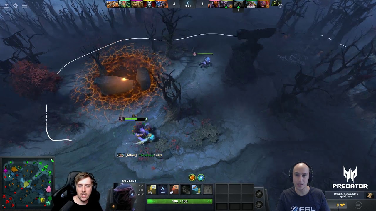 You can clear Techies mines with Courier - Dota 2