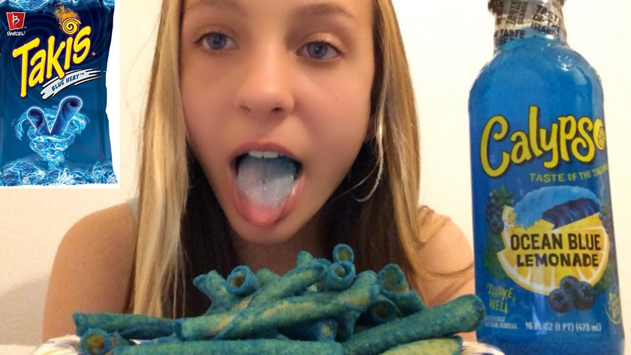 ASMR Trying BLUE TAKIS!!!!!
