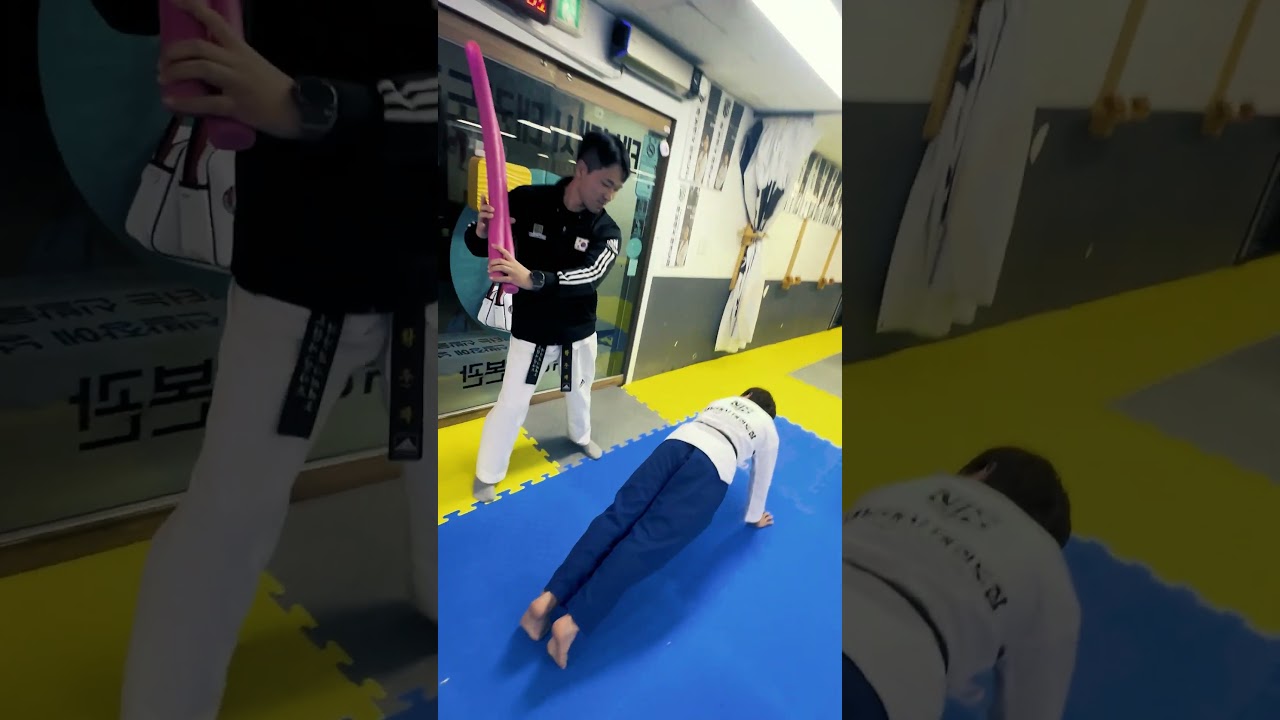 [1.8M] 옛날태권도와 요즘태권도 지각했을 때 ㅋㅋ 🤣