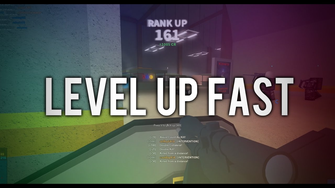 HOW TO LEVEL UP FAST in PHANTOM FORCES!