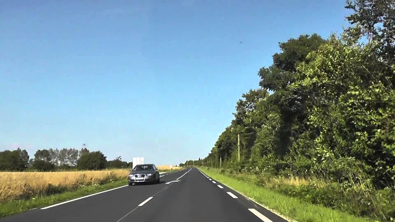 Driving Along The D63 & D107 From 29550 Plon&eacute;vez-Porzay To 29150 Cast, Finist&egrave;re, Brittany, France